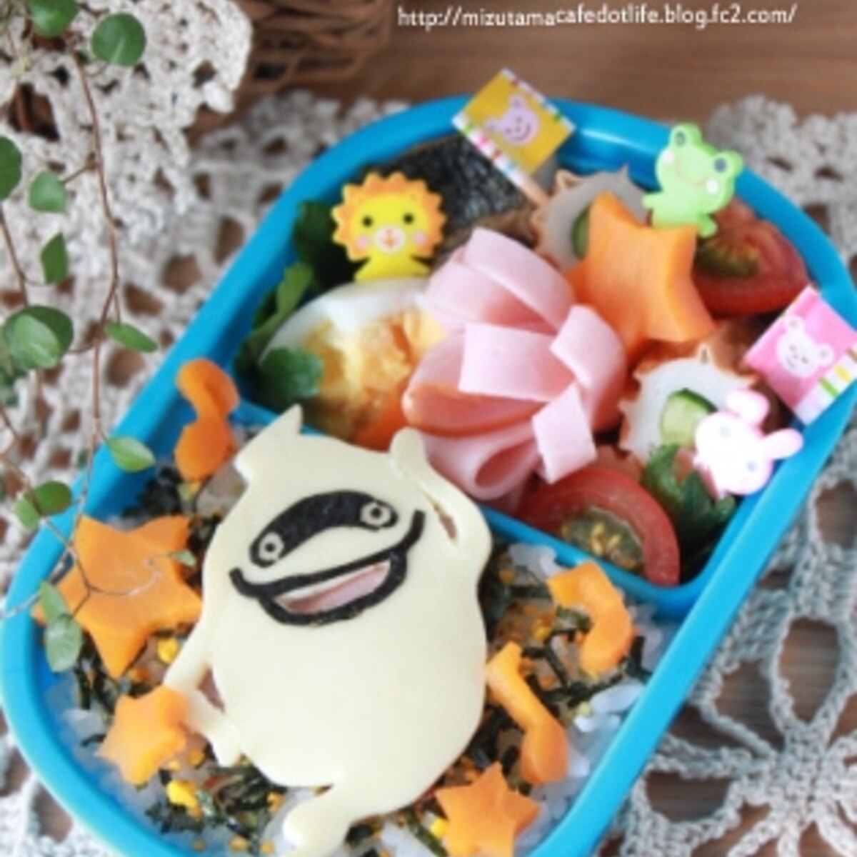 キャラ弁 妖怪ウォッチ ウィスパーのお弁当 レシピ 作り方 By 楽天レシピ キャラ弁 妖怪ウォッチ ウィスパーのお弁当 レシピ 作り方 By 楽天レシピ